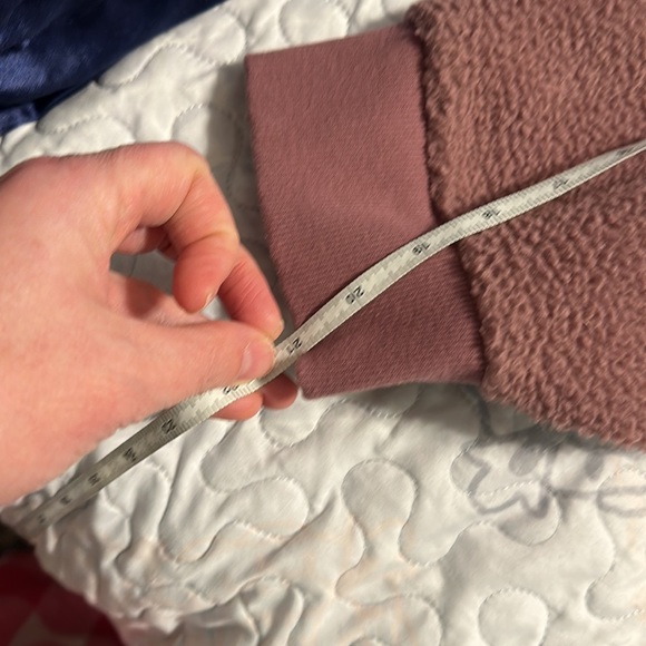 Ava viv Sherpa quarter zip women’s size 4x mauve pink - Picture 7 of 7